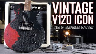 Video thumbnail for Vintage V120 Icon - Affordable P90 Junior Review by The Guitaristas