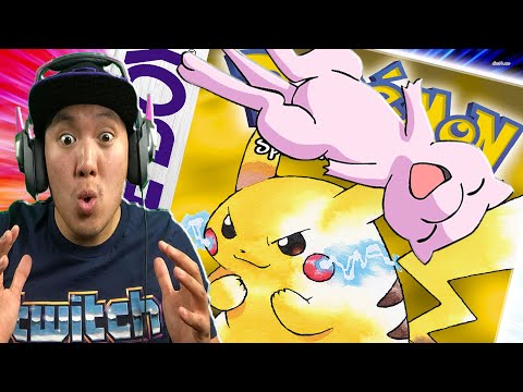 WE DID THE MEW GLITCH ON POKEMON YELLOW!