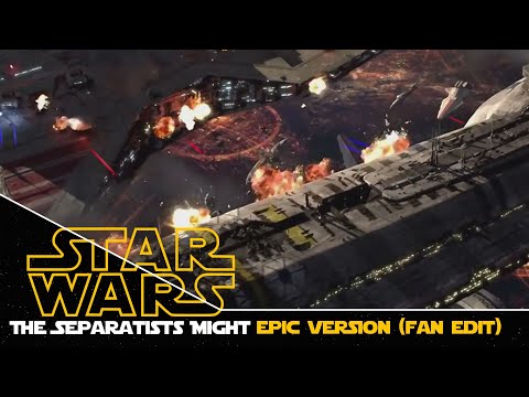 General Grievous Ship Invisible Hand vs Republic Ship The Guarlara but it's more EPIC