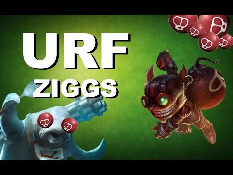 U.R.F my favorite champions | ZIGGS [ENG]