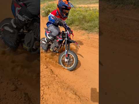 Having a blast riding the new FRP mini bike!!