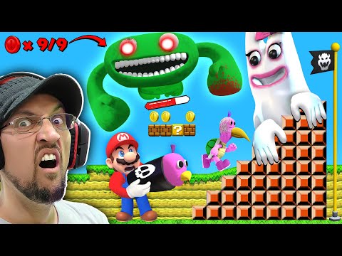 Garten of BanBan 2 Super Mario Mod! SECRET Banbaleena Army & BOSS Jumbo Josh (FGTeeV ITMWR)