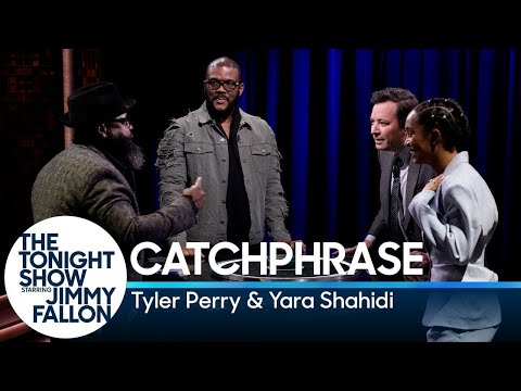 Catchphrase with Tyler Perry and Yara Shahidi