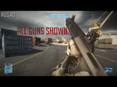 Battlefield 3: All Guns Shown