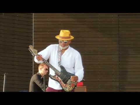 Chicago blues musician Toronzo Cannon performs June 16, 2018, at Blues on the Fox in Aurora