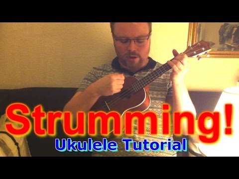 How to strum a ukulele!