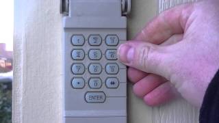 How to reset your garage door keypad pin number