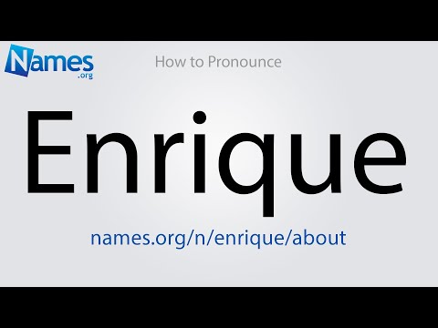 How to Pronounce Enrique
