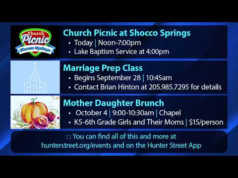 09-21-2025 || Hunter Street Worship Service