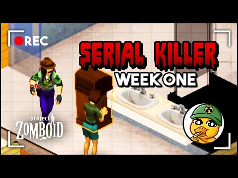 Before The Outbreak, But As A SERIAL KILLER! Week One Mod, Project Zomboid Build 42, Uncut Gameplay!