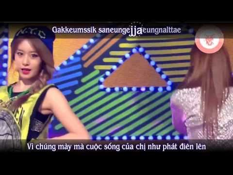 [Vietsub - Kara] Jeon Won Diary - T-ara N4 (live mix ver)