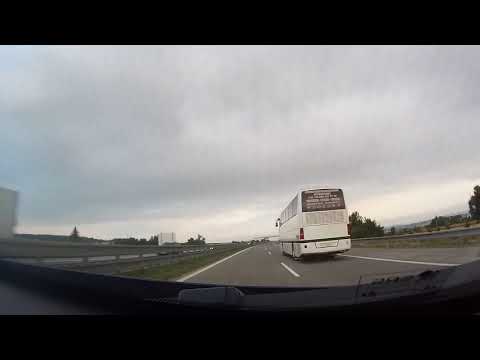 Czech D1 motorway from near Prerov to near Prague