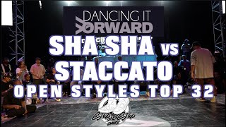 SHA SHA vs STACCATO | Open Styles Top 32 | Dancing It Forward 2025 | #SXSTV