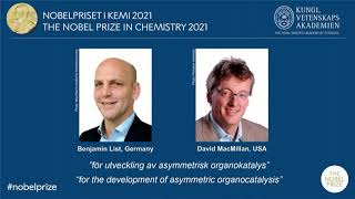 Announcement of the 2021 Nobel Prize in Chemistry