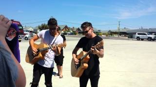 Reece Mastin singing Rockstar in Goulburn