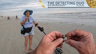 New Year First Ring Found Metal Detecting New Smyrna Beach Florida | The Detecting Duo S03 E01