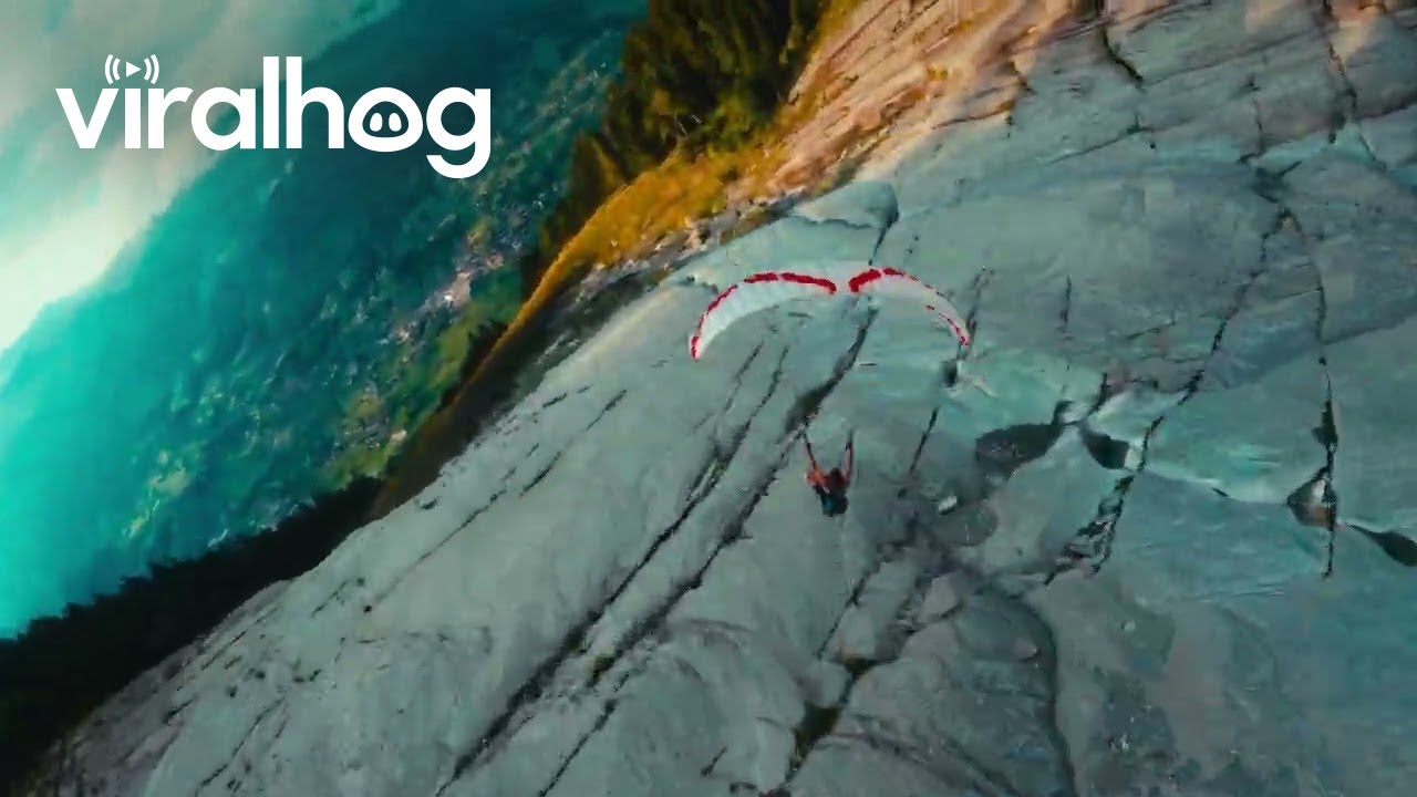 Speedflying in the Swiss Alps || ViralHog