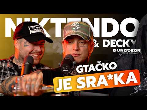 Nik Tendo & Decky z @Milionplus : "GoldKiid je perfektní. GTA je sra*ka." | DUNGGEON Podcast #13
