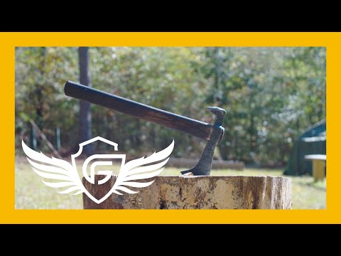 FORGING A TOMAHAWK FROM A RAILROAD SPIKE