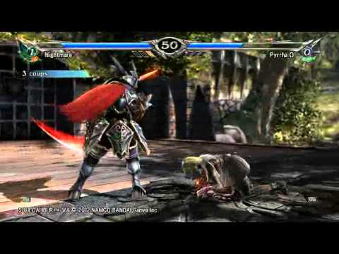SOULCALIBUR V  Online gameplay : Nightmare VS Pyrrha omega