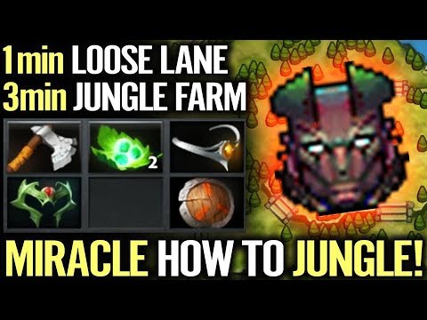 Leave MID Free Farm and go JUNGLE - WTF!? FARM FASTER than Mid Terrorblade Dota 2 by Miracle