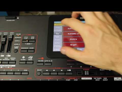 Korg PA4X Sound Tutorial Part 3  Creating Layers and Splits