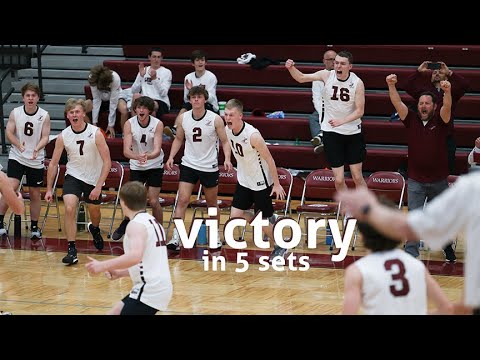 Lebanon boys volleyball 5 set thriller