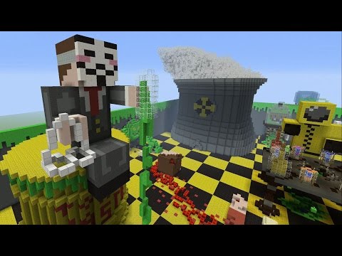 Minecraft PS3 / PS4 HUNGER GAMES SURVIVAL! - Toxic Wasteland Potion Laboratory