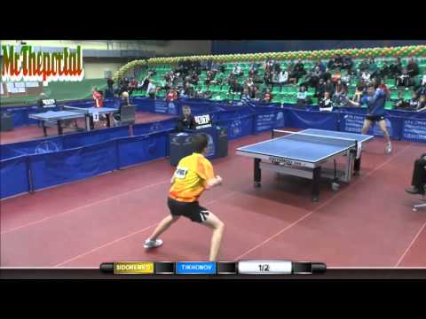Table Tennis Russian Youth Open - Vladimir Sidorenko Vs Tikhonov Artem -