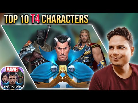 top 10 must have T4 characters in mff 😍| marvel future fight