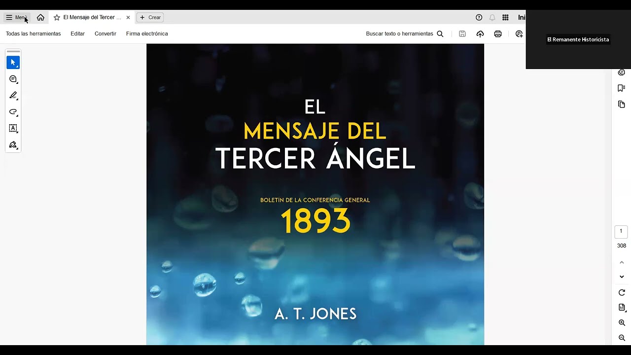 "EL MENSAJE DEL TERCER ANGEL. PARTE 14. Andrés Gómez.