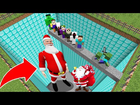 ÖLÜRSEN KORKUNÇ NOEL BABA ÇUKURUNA DÜŞERSİN 😱 - Minecraft