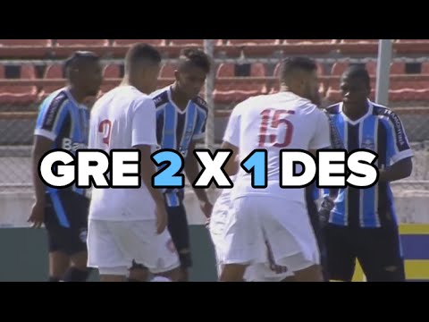 Os gols de GRÊMIO 2 x 1 Desportivo Brasil-SP pela 2ª fase da Copa SP