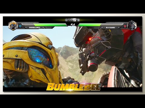 Bumblebee vs Blitzwing with Healthbars