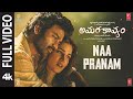 Full Video Naa Pranam Tere Ishk Mein Dhanush Kriti AR Rahman Aanand L Rai Bhushan K