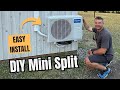 Complete Mr Cool Mini Split DIY Installation