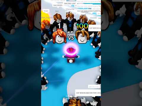 😨 1 ACORN HAIR vs 100 BACON HAIR (INSANE)