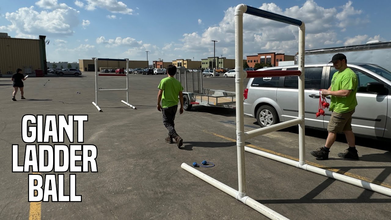🪜 Giant Ladder Ball Rental in Saskatoon - Bring the Fun to Your Event! 🎯