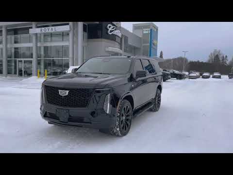 2025 Cadillac Escalade 4WD Sport in Black for sale at Royal Chevrolet in Orangeville, ON