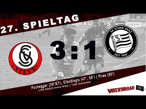 SK Vorwärts Steyr vs. SK Sturm Graz Amateure 3:1 (1:0) | Spieltag 27