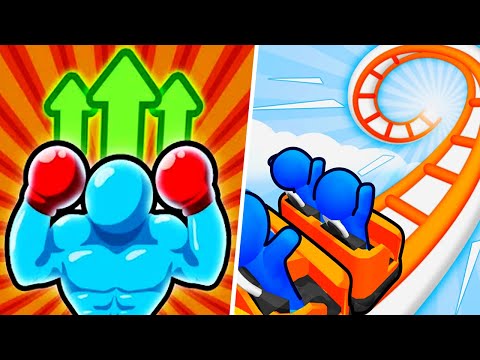 Level Up Runner | Runner Coaster - Gameplay Walkthrough Max Levels (Part 1)