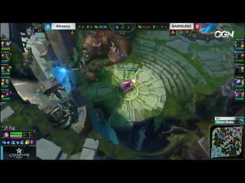 AFS vs SSG game 1 LCK 2017 Week 1 Day 3 | Marin's Return