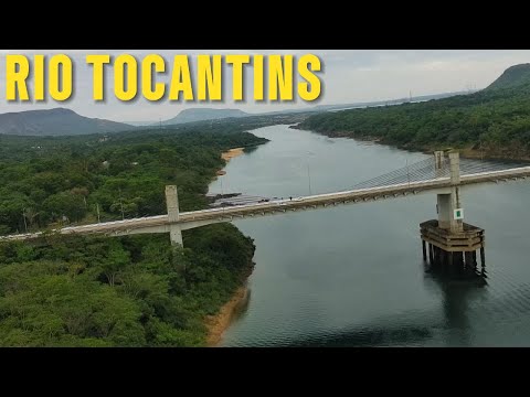 Ponte sobre Rio Tocantins em Lajeado-To