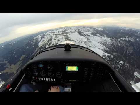 Evening practice flight (LOAV) in a A211