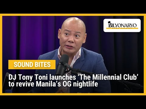 DJ Tony Toni launches ‘The Millennial Club’ to revive Manila’s OG nightlife