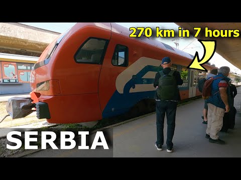 Trains in Serbia from Novi Sad via Belgrade to Niš