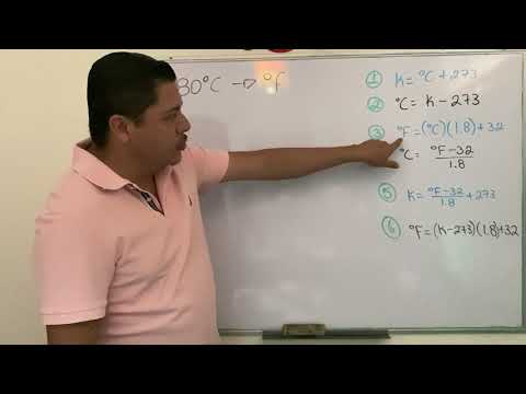 Cómo resolver problemas de conversión entre escalas termométricas