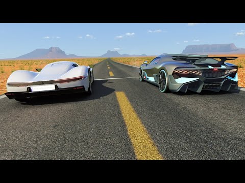Thumbnail for Aspark Owl Electric Hypercar vs Hypercars Drag Race: Divo, Agera R, Regera, Terzo Millennio by Aspark