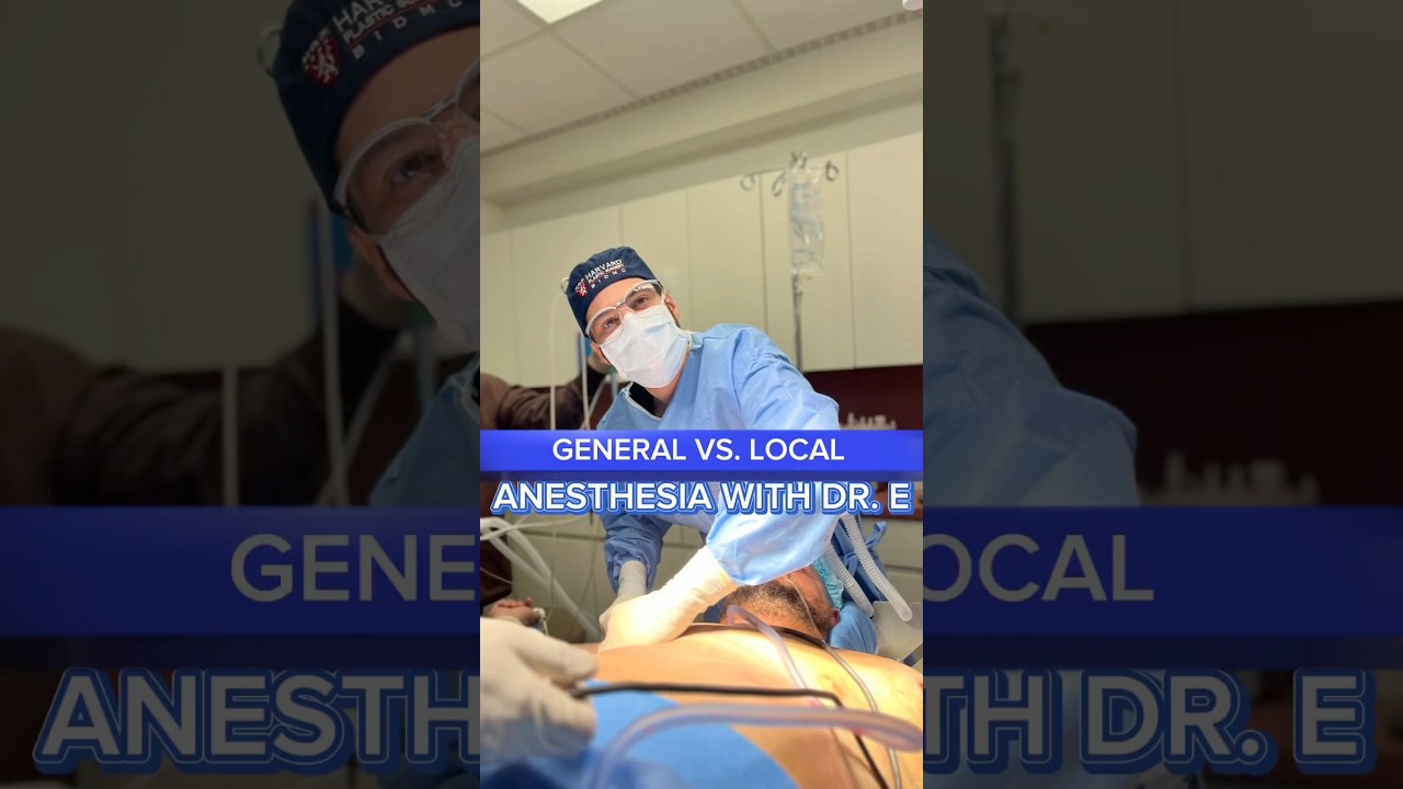 learn the difference between general vs. local anesthesia 💫 #anesthesia #plasticsurgery #surgeon