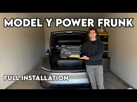 Upgrading My Tesla Model Y With a Powered Frunk!